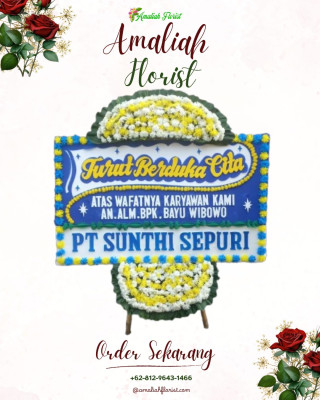Papan Bunga Duka di Kuta Alam