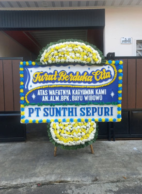 Papan Bunga Duka di Kuta Alam