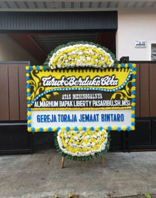 Papan Bunga Duka di Kuta Alam